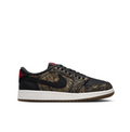 Air Jordan Low-Top Sneakers - Black / Gold Graphic / Gum