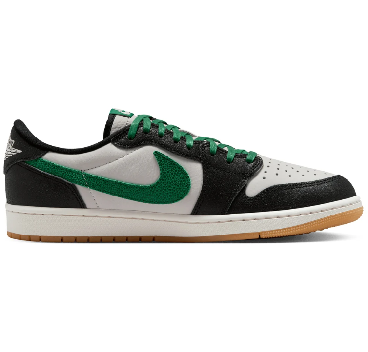 Jordan Low-Top Sneakers - Black / White / Green / Gum