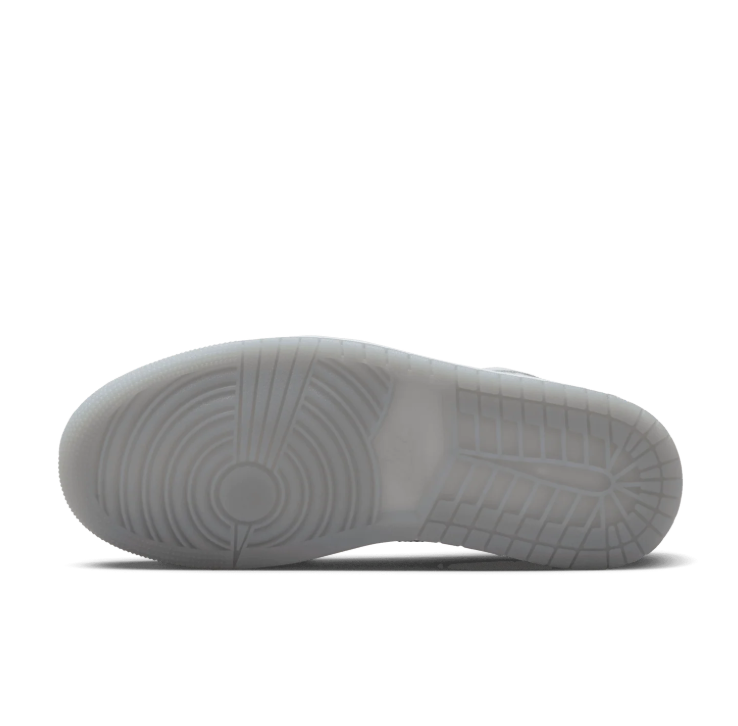 Jordan High-Top Sneakers - White / Metallic Silver
