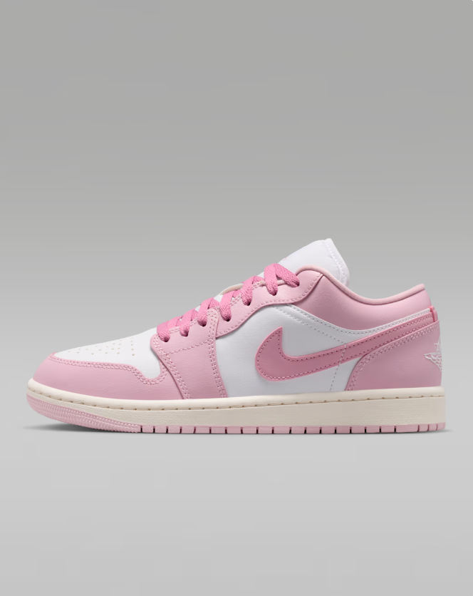 Jordan Low-Top Sneakers - Pink / White / Cream