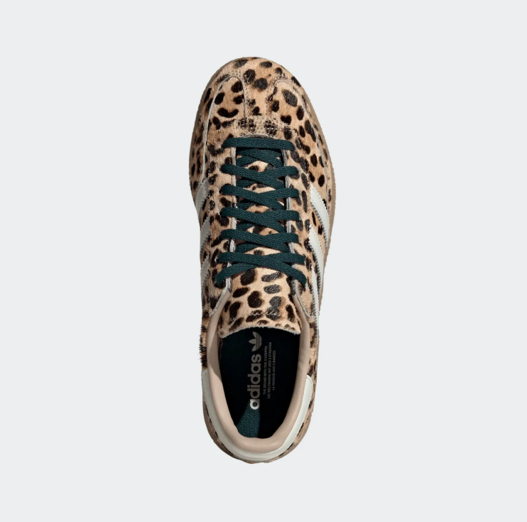 adidas Low-Top Sneakers - Leopard Print / Off-White / Gum
