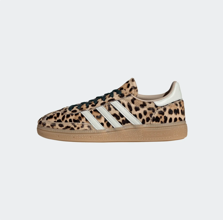 adidas Low-Top Sneakers - Leopard Print / Off-White / Gum