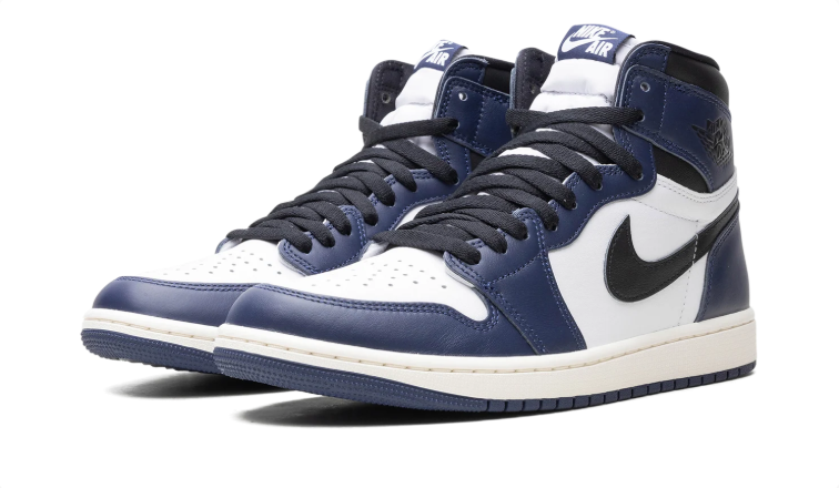 Jordan High-Top Sneakers - Navy / White / Black