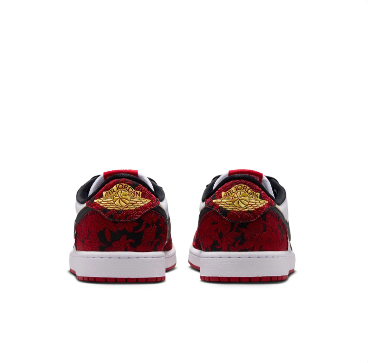 Jordan Low-Top Sneakers - Red / White / Black / Gold