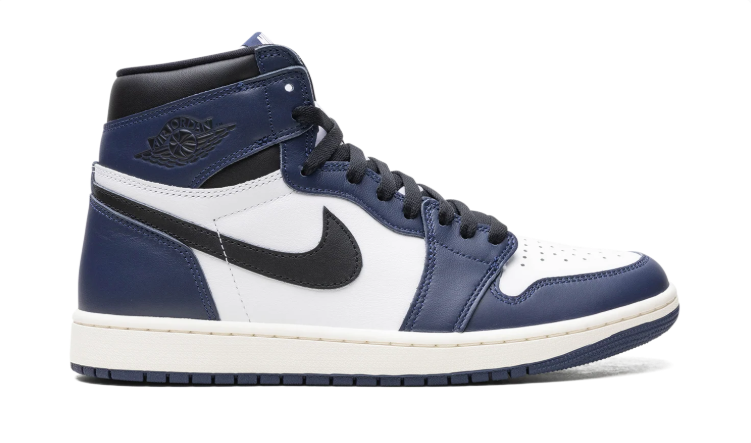 Jordan High-Top Sneakers - Navy / White / Black