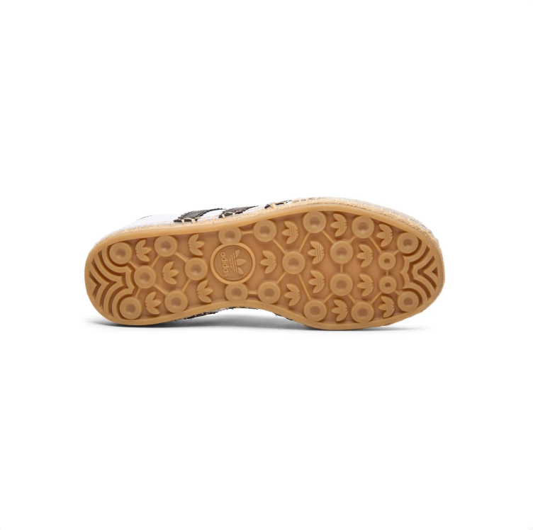 adidas Low-Top Sneakers - White / Black / Woven Sole Detail