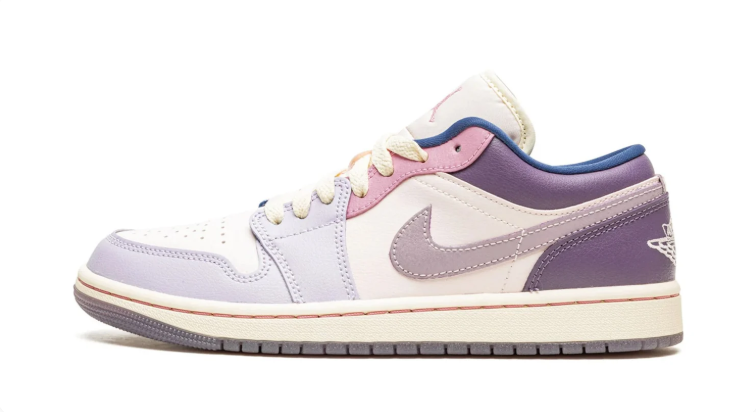 Jordan Low-Top Sneakers - Lavender / Purple / Pink / Cream