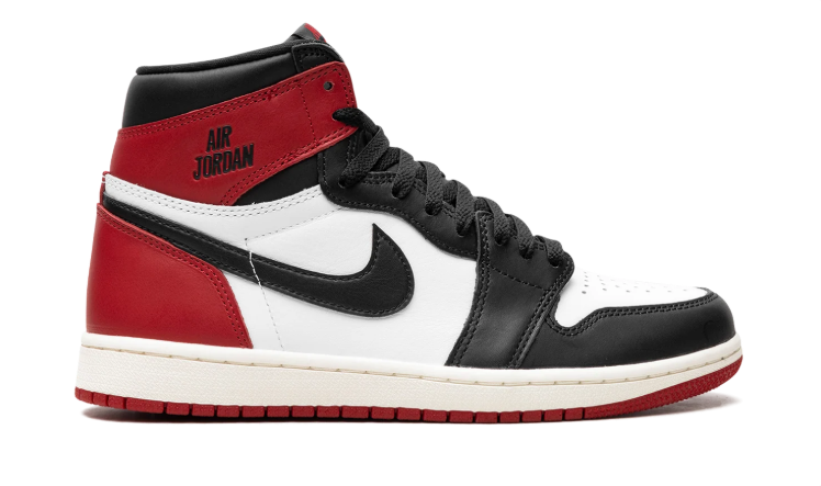 Jordan High-Top Sneakers - Black / White / Red