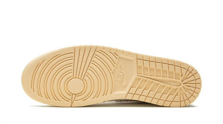 Jordan High-Top Sneakers -  Gold / Cream