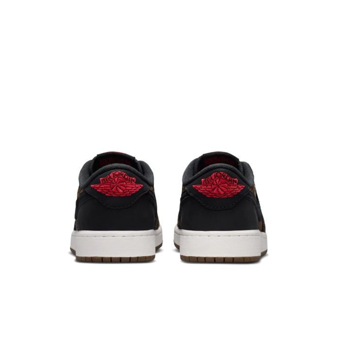 Air Jordan Low-Top Sneakers - Black / Gold Graphic / Gum